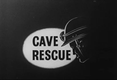 Title caption for the UWFRA film 'Cave Rescue' Title caption for the UWFRA film 'Cave Rescue'